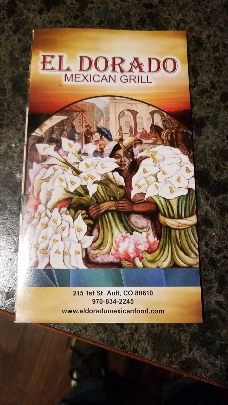 El Dorado Mexican Grill | restaurant | 215 1st St, Ault, CO 80610, USA | 9708342245 OR +1 970-834-2245