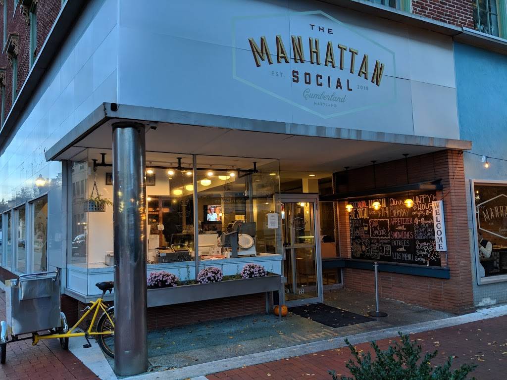 The Manhattan Social | restaurant | 69 Baltimore St, Cumberland, MD 21502, USA | 2405801158 OR +1 240-580-1158