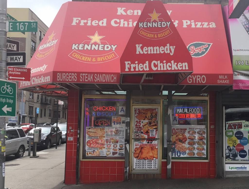 Kennedy Fried Chicken | restaurant | 198 E 167th St, Bronx, NY 10456, USA | 7185880999 OR +1 718-588-0999