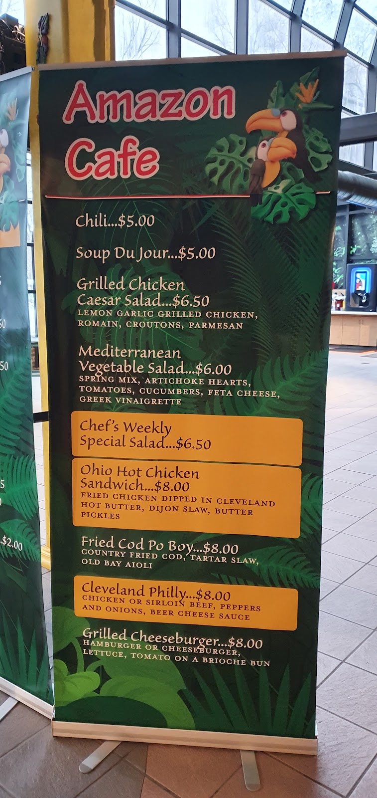 Amazon Cafe | restaurant | C7WR+P3, Cleveland, OH 44109, USA | 2166616500 OR +1 216-661-6500