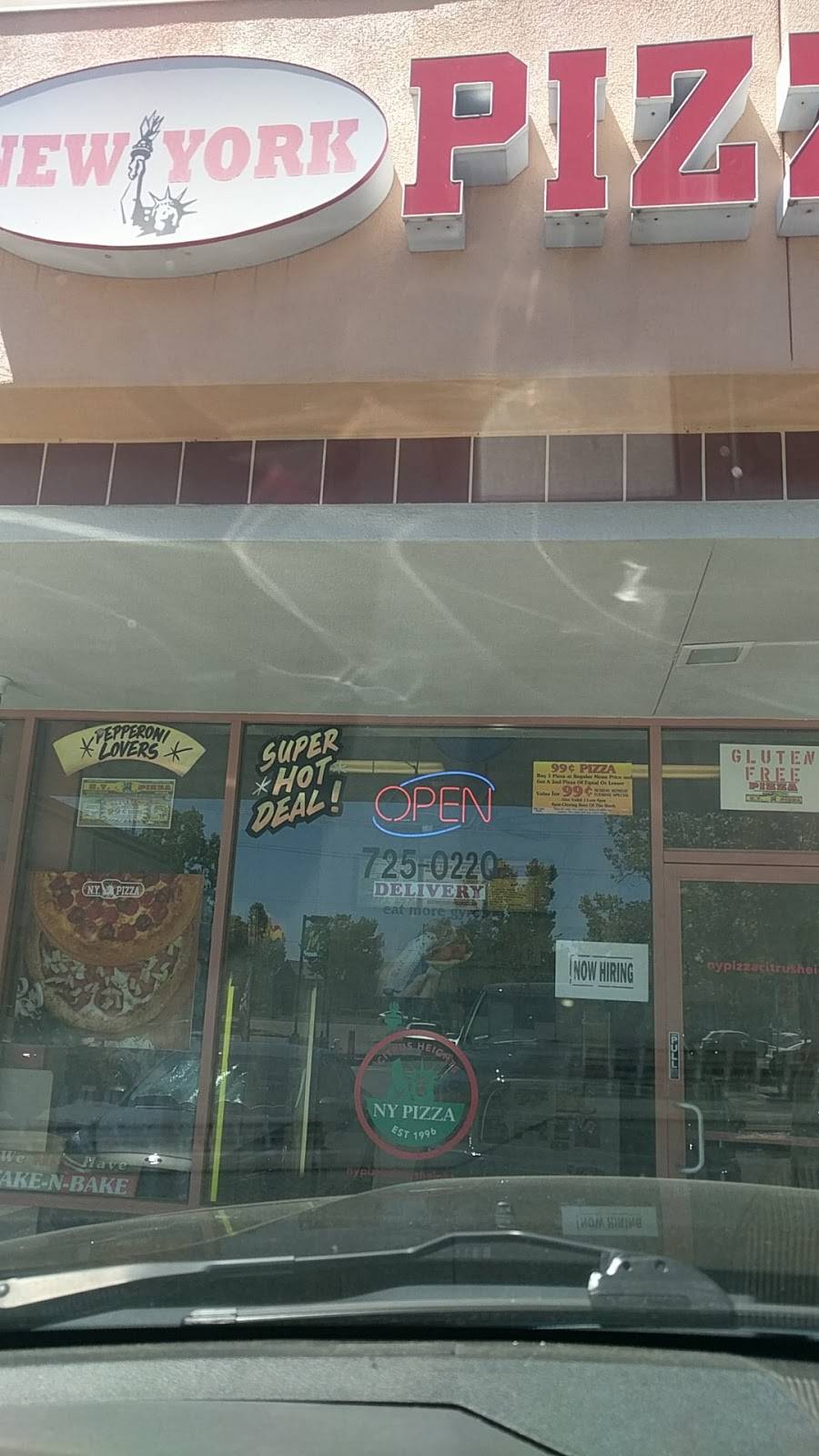 New York Pizza | restaurant | 7829 Sunrise Blvd, Citrus Heights, CA 95610, USA | 9167250220 OR +1 916-725-0220