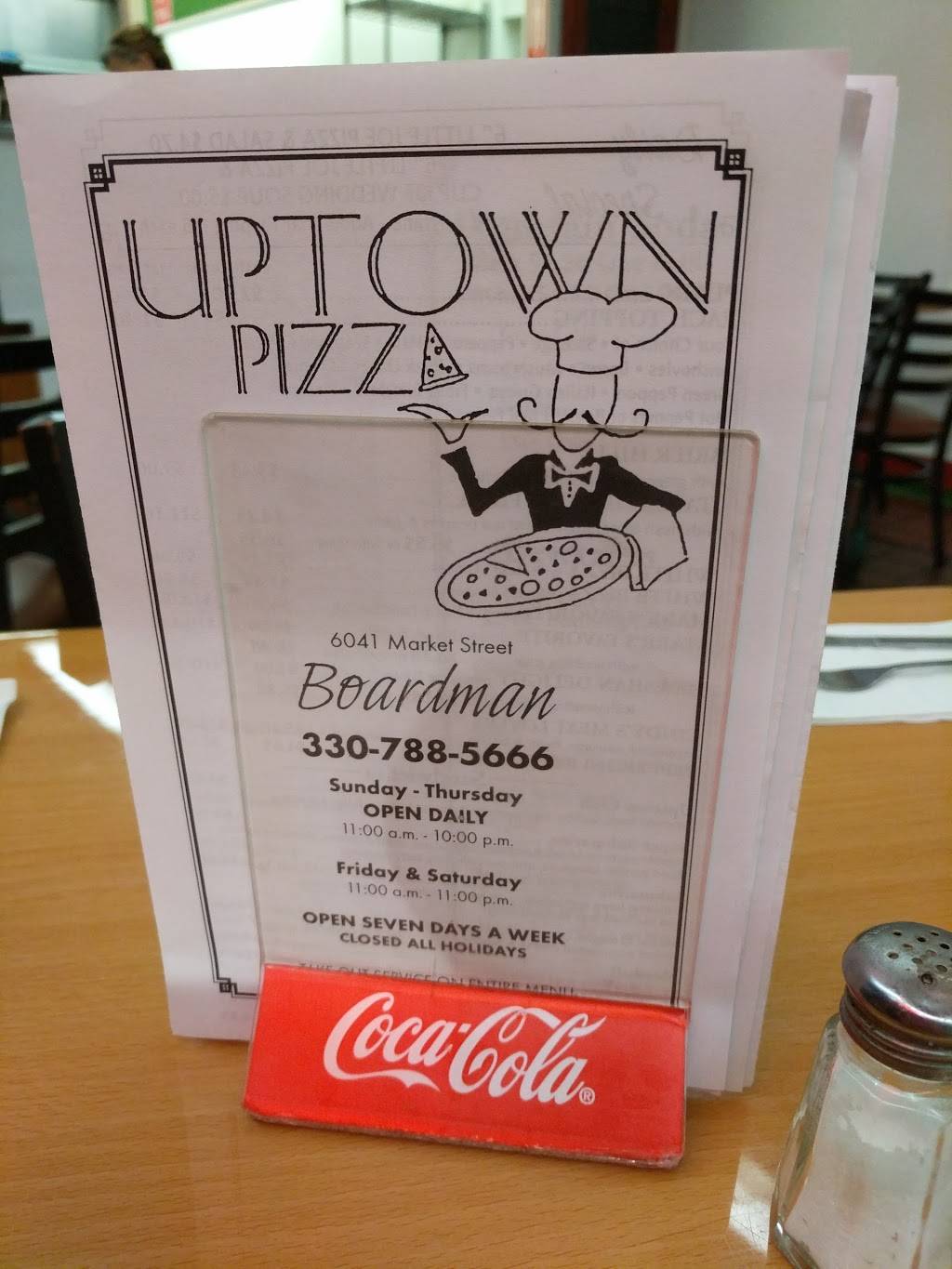 Uptown Pizza | restaurant | 6041 Market St, Youngstown, OH 44512, USA | 3307885666 OR +1 330-788-5666