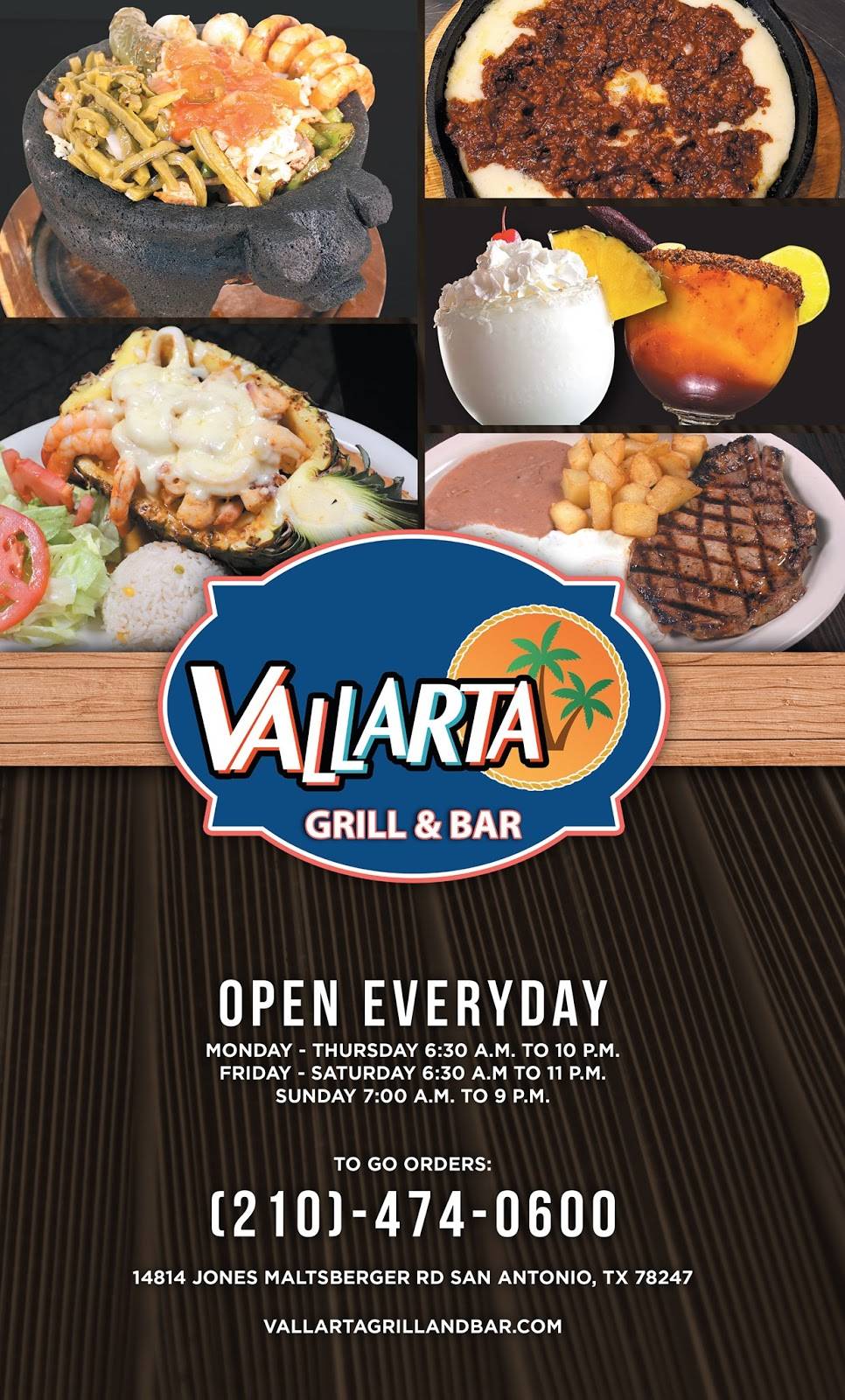 Vallarta Grill & Bar Jones Maltsberger | restaurant | 14814 Jones Maltsberger Rd, San Antonio, TX 78247, USA | 2104740600 OR +1 210-474-0600