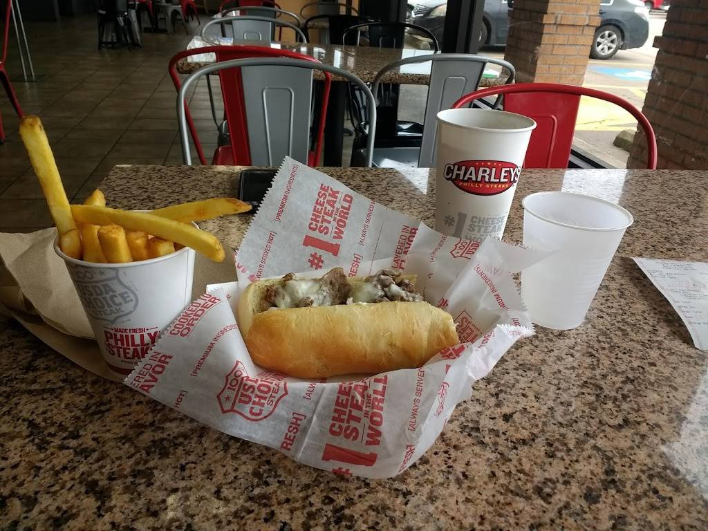 Charleys Philly Steaks | restaurant | 3730 E, US-80, Mesquite, TX 75149, USA | 9722887383 OR +1 972-288-7383