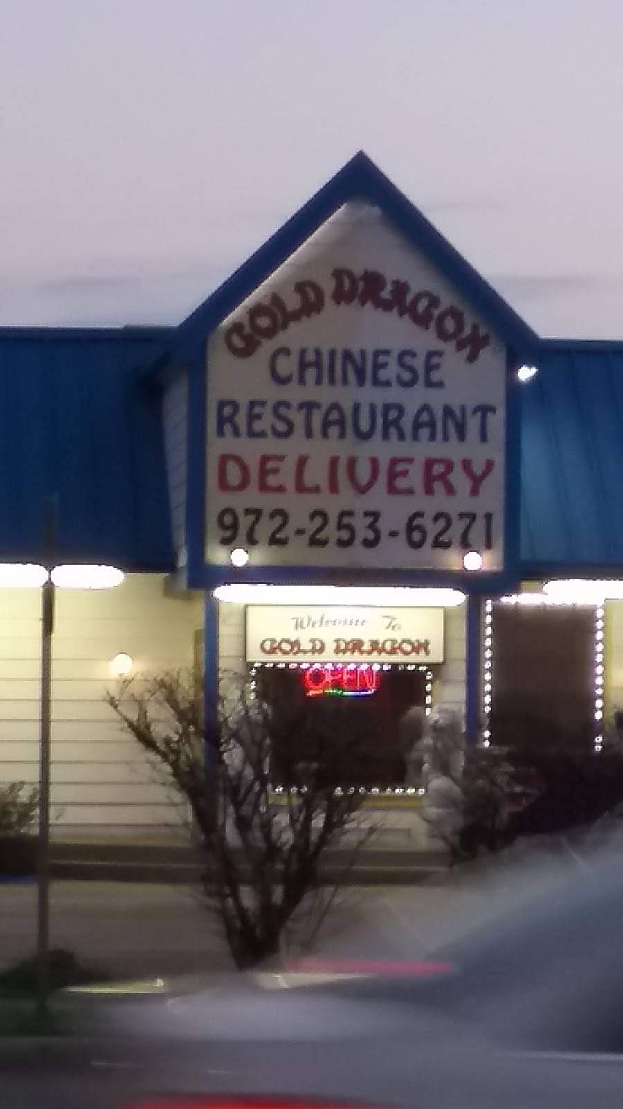 Gold Dragon Chinese Restaurant | restaurant | 7116, 1500 W Pioneer Dr, Irving, TX 75061, USA | 9722539030 OR +1 972-253-9030