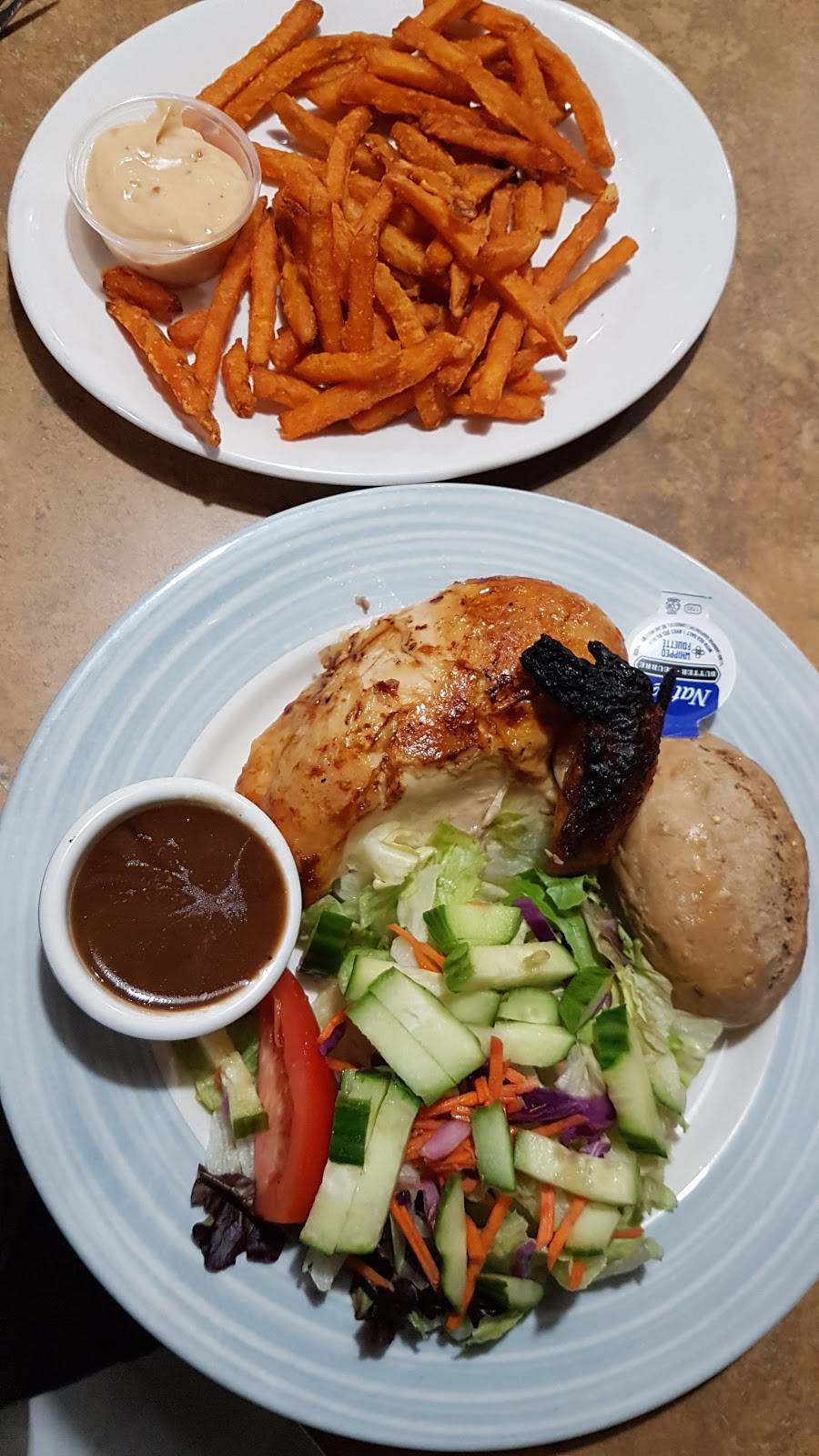 Swiss Chalet | restaurant | 734 Kingston Rd, Pickering, ON L1V 1A8, Canada | 9054227000 OR +1 905-422-7000