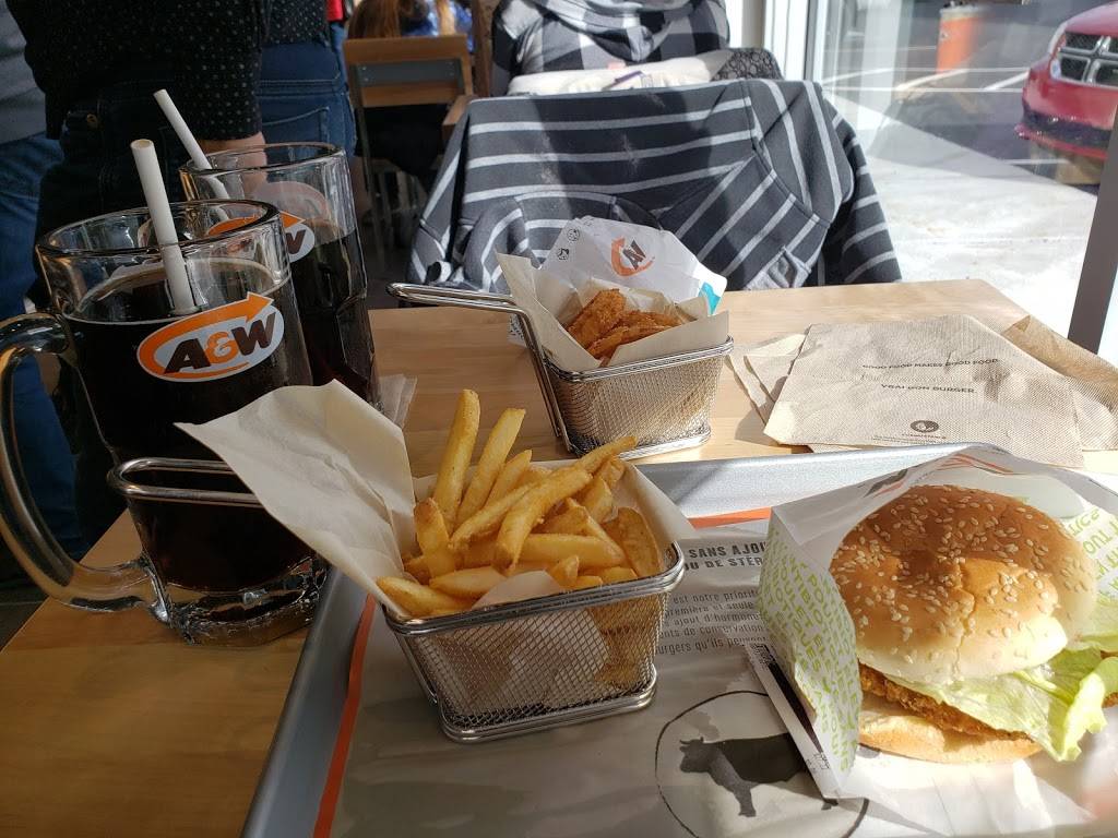 A&W Restaurants | restaurant | 576 Rue Dubois, Saint-Eustache, QC J7P 0A1, Canada | 4504722520 OR +1 450-472-2520