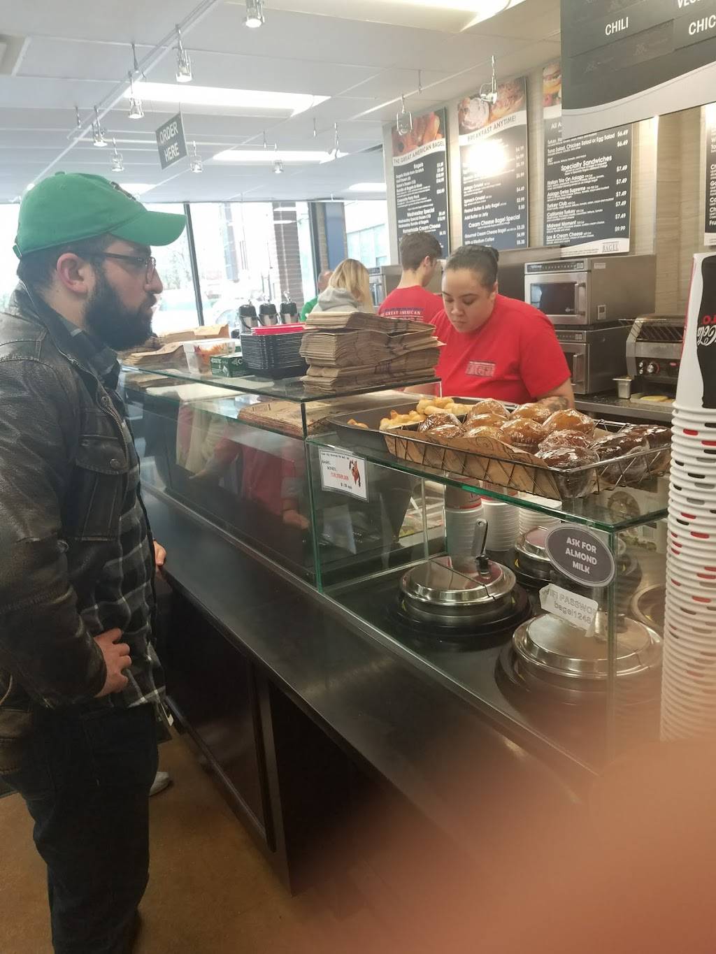 Great American Bagel | cafe | 1248 W Belmont Ave, Chicago, IL 60657, USA | 7733250606 OR +1 773-325-0606