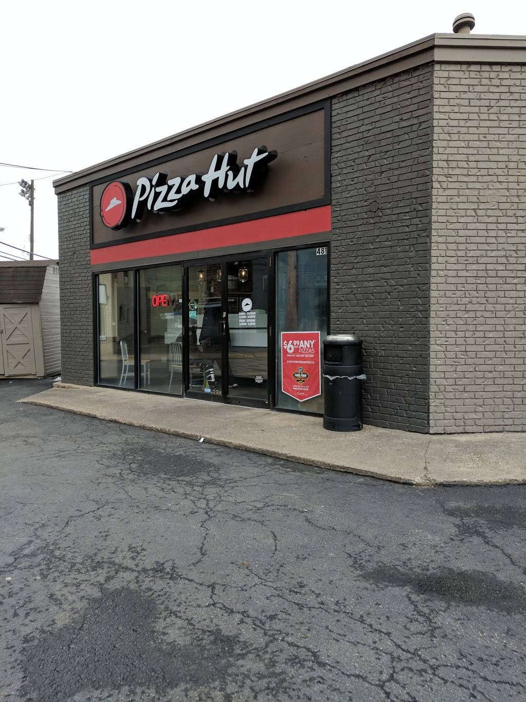 Pizza Hut | meal takeaway | 481 Lincoln Ave, Bellevue, PA 15202, USA | 4127345700 OR +1 412-734-5700