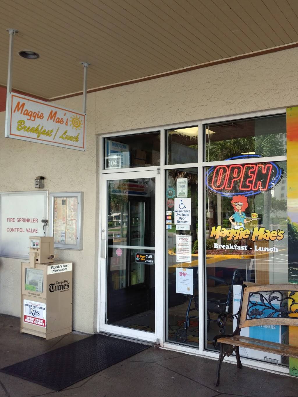 Maggie Maes Sunrise Cafe | restaurant | 1261 Gulf Blvd, Clearwater Beach, FL 33767, USA | 7275951096 OR +1 727-595-1096