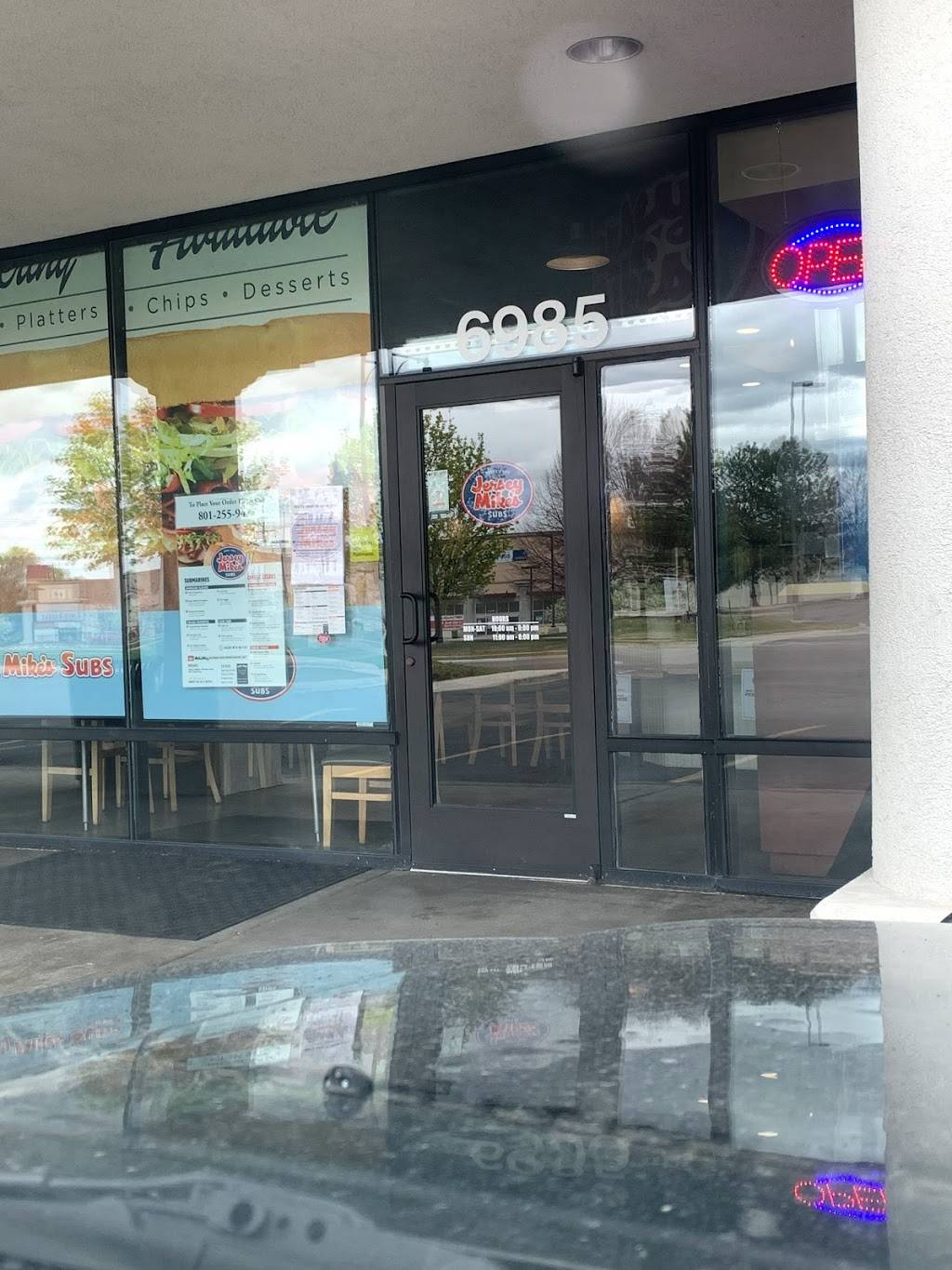 Jersey Mikes Subs | meal takeaway | 6985 Park Centre Dr, Cottonwood Heights, UT 84121, USA | 8012559477 OR +1 801-255-9477