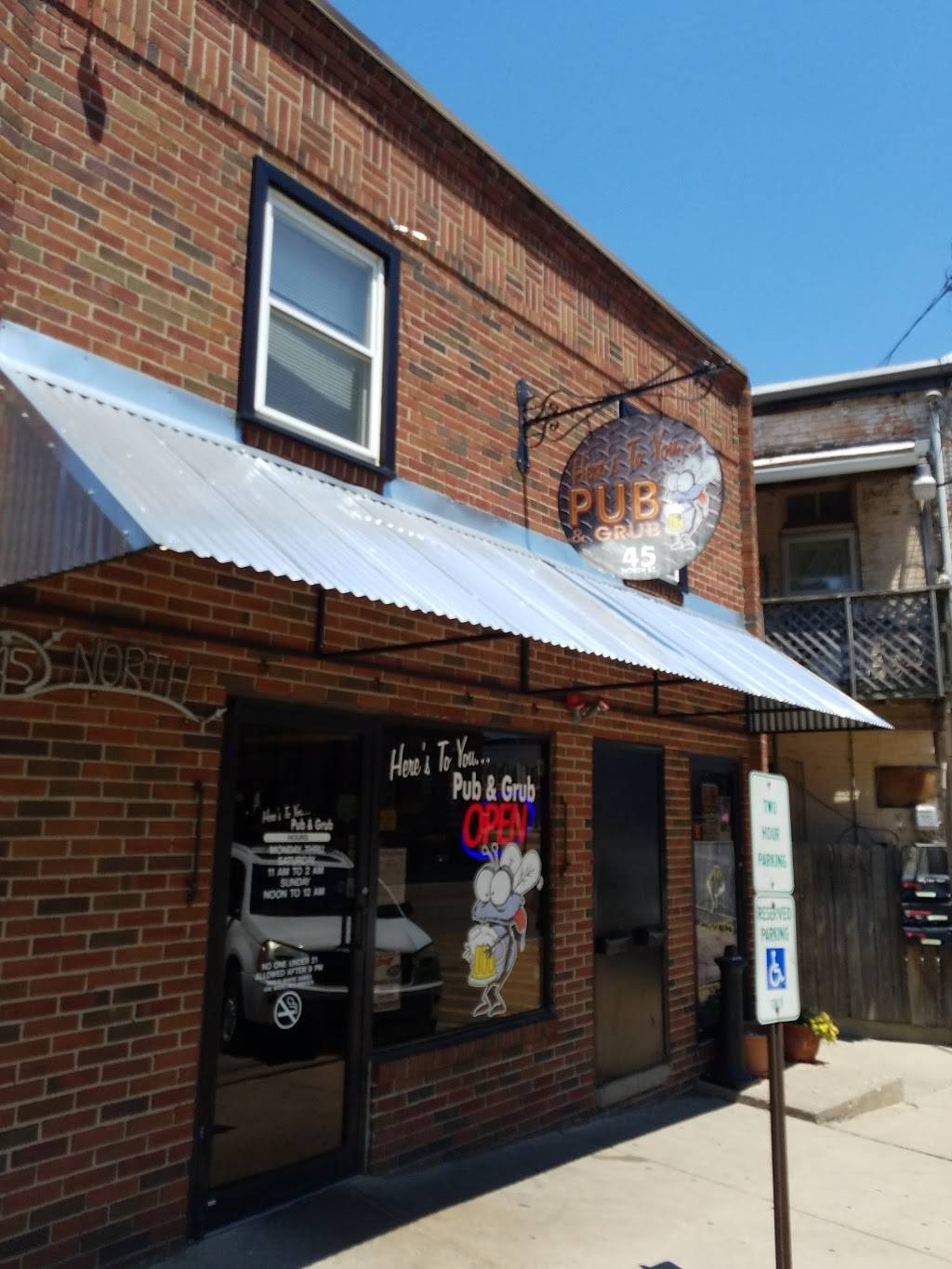 Heres To You Pub & Grub | restaurant | 45 North St, Hillsdale, MI 49242, USA | 5174374002 OR +1 517-437-4002