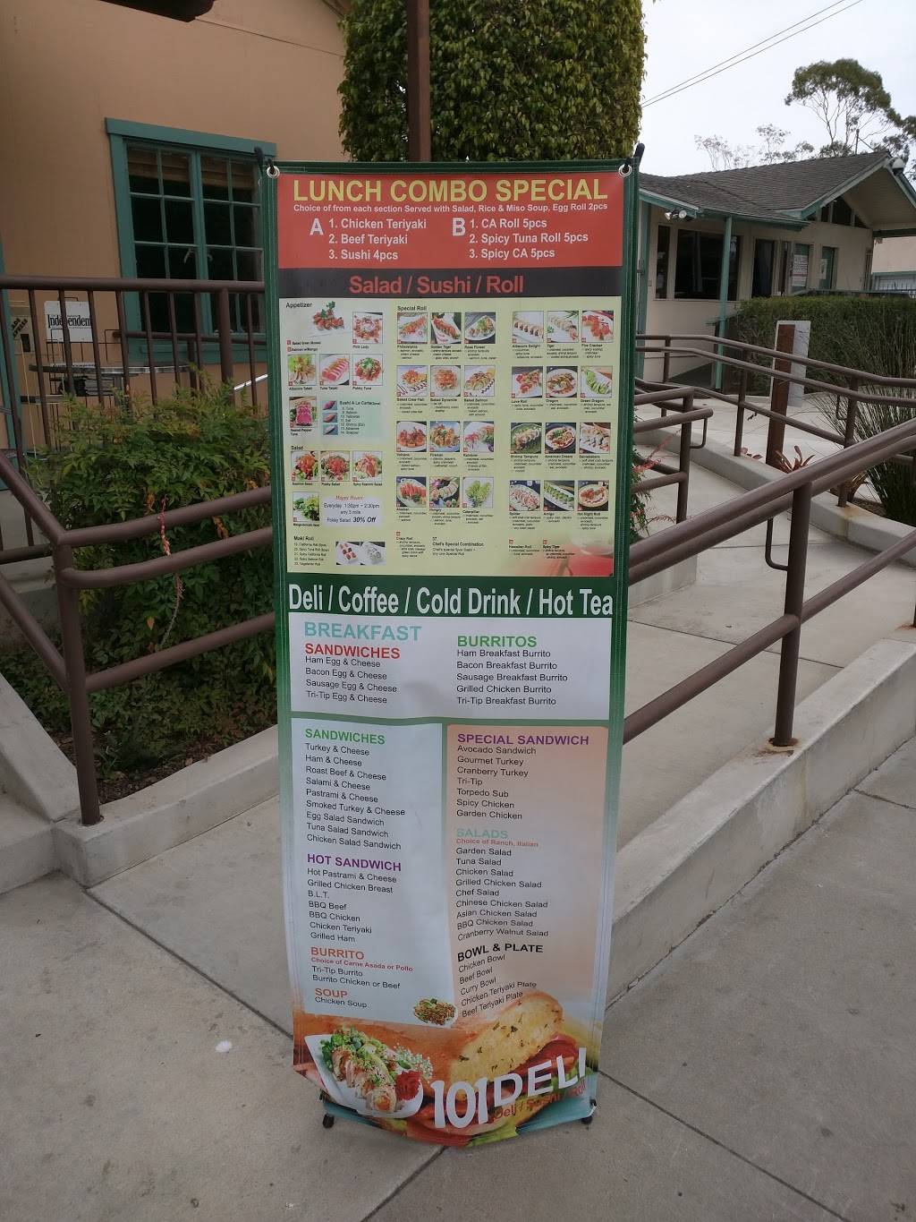 101 Deli, North Calle Cesar Chavez, Santa Barbara, CA | restaurant | 27 N Calle Cesar Chavez, Santa Barbara, CA 93103, USA | 8059669009 OR +1 805-966-9009