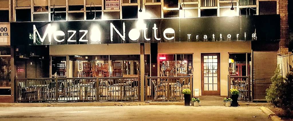 Mezza Notte Trattoria | restaurant | 5304 Yonge St, North York, ON M2N 5R2, Canada | 4162222888 OR +1 416-222-2888