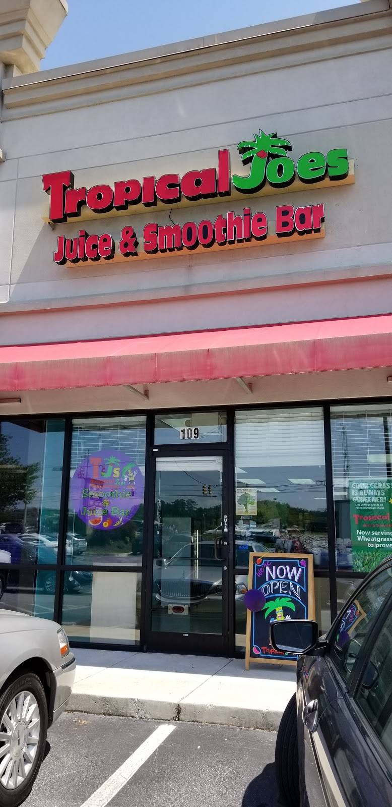 Tropical Joes Juice & Smoothie Bar | restaurant | 4795 Jimmy Lee Smith Pkwy #109, Hiram, GA 30141, USA | 6784835907 OR +1 678-483-5907