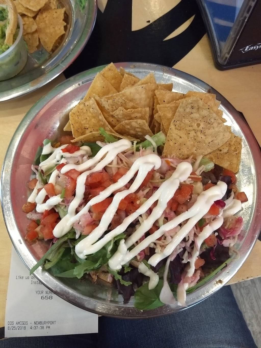 Dos Amigos Burritos | restaurant | 24 Pleasant St, Newburyport, MA 01950, USA | 9782557326 OR +1 978-255-7326