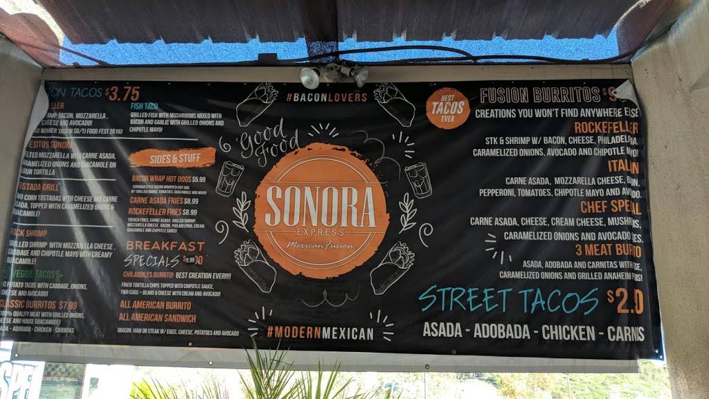 Sonora Express by Tio Pepes | restaurant | 3690 Murphy Canyon Rd, San Diego, CA 92123, USA | 6192542828 OR +1 619-254-2828