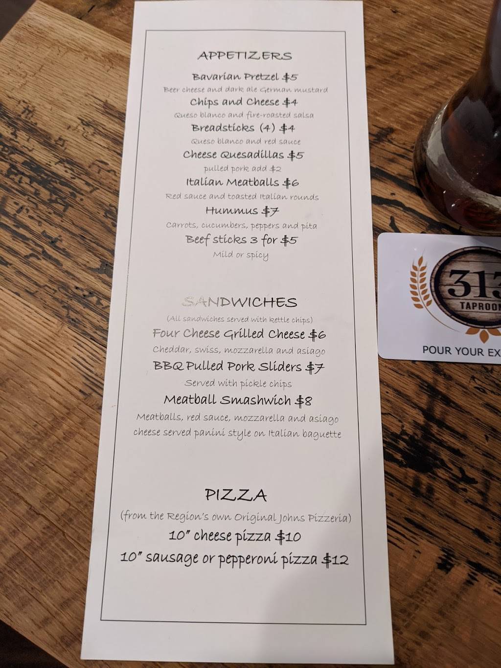 313 Taproom | restaurant | 313 Ridge Rd, Munster, IN 46321, USA | 2195139004 OR +1 219-513-9004