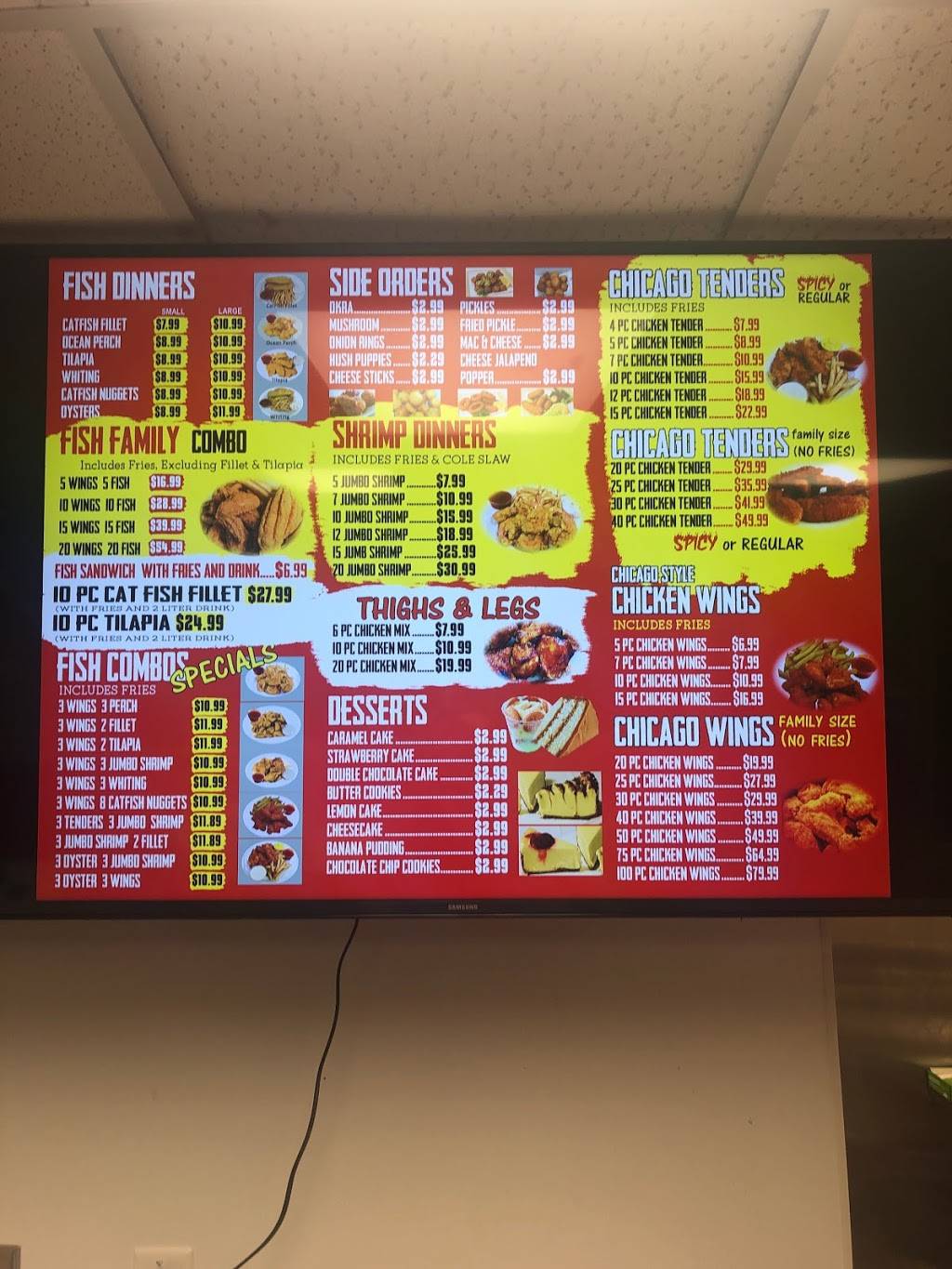 Anderson Fish Chicken & Gyro | restaurant | 730 W 53rd St, Anderson, IN 46013, USA | 7654005580 OR +1 765-400-5580