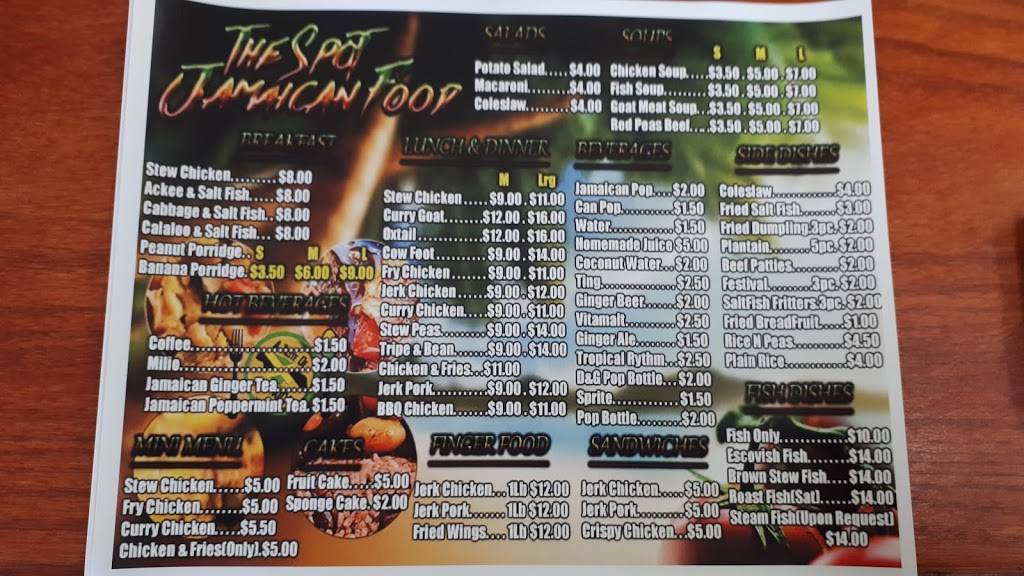 The spot Jamaican food | restaurant | 3863 Lawrence Ave E, Scarborough, ON M1G 1R2, Canada | 6474964466 OR +1 647-496-4466