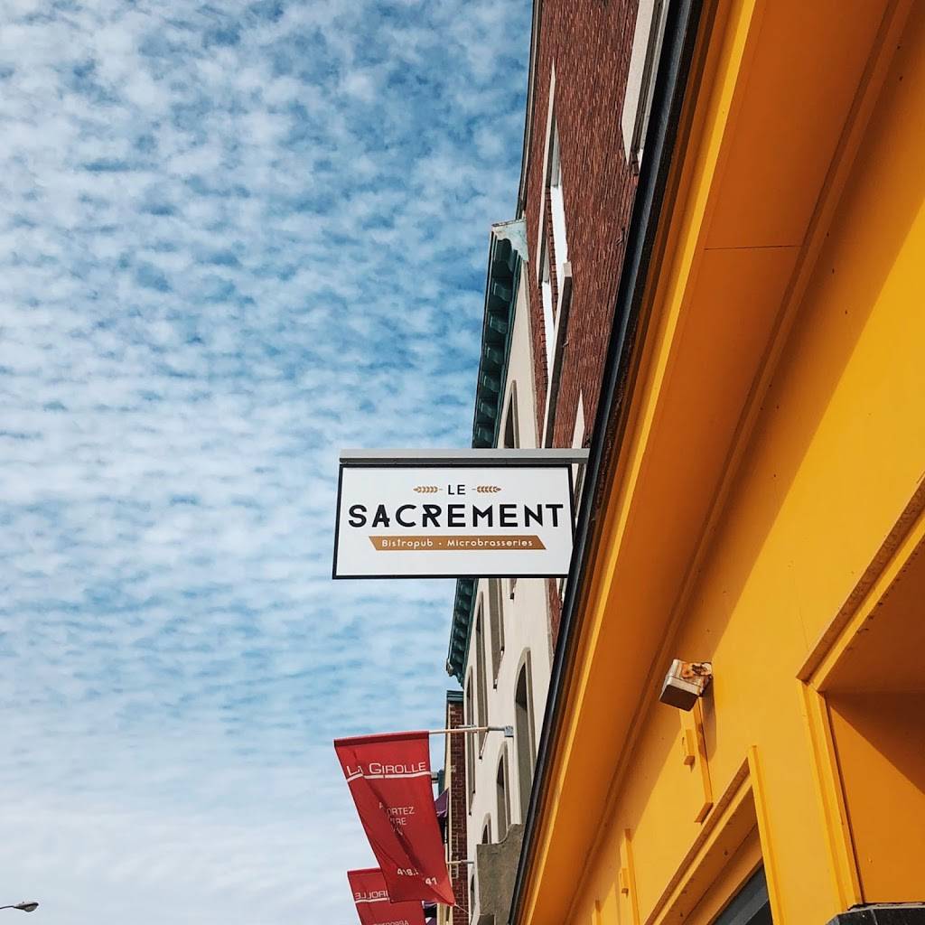 Le Sacrement Bistropub Microbrasseries | restaurant | 1380 Ch Ste-Foy, Québec, QC G1S 2N6, Canada | 4186862067 OR +1 418-686-2067