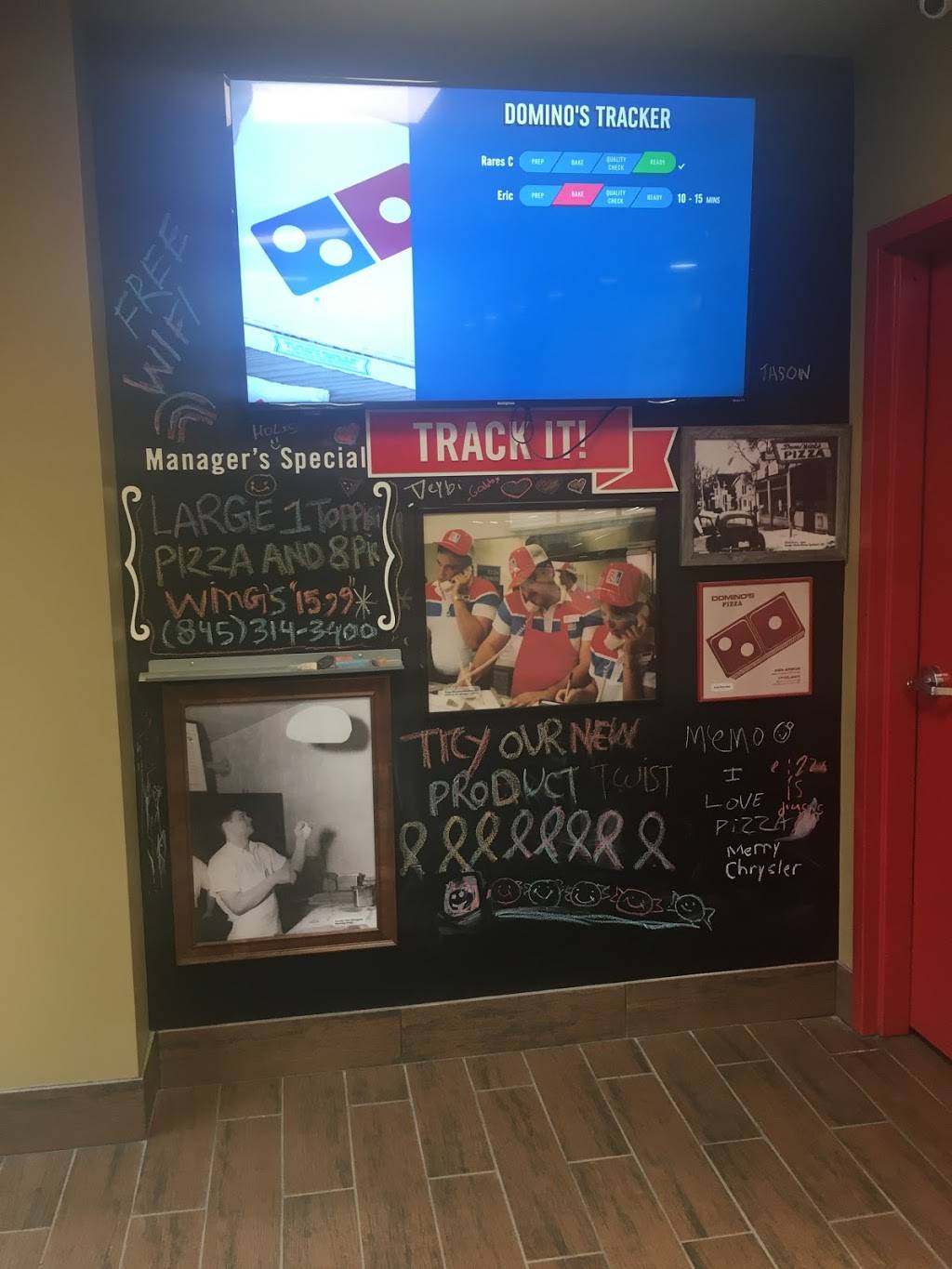 Domino’s | restaurant | 162 Main St, Brewster, NY 10509, USA | 8453143400 OR +1 845-314-3400