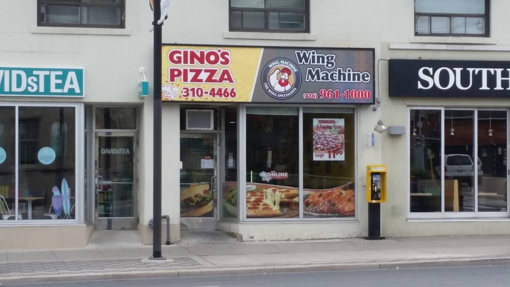 Ginos Pizza | restaurant | 2387 Yonge St, Toronto, ON M4P 2E7, Canada | 4164840004 OR +1 416-484-0004