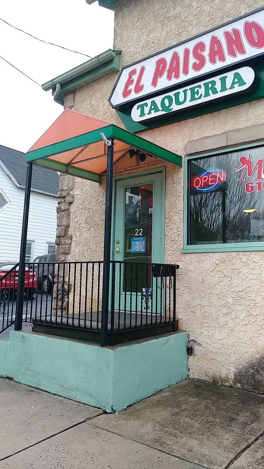 El Paisano Taqueria | restaurant | 22 E Union Blvd, Bethlehem, PA 18018, USA | 6106949326 OR +1 610-694-9326