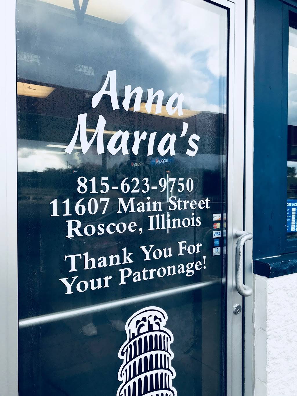 Anna Marias Restaurant | restaurant | 11607 Main St, Roscoe, IL 61073, USA | 8156239750 OR +1 815-623-9750
