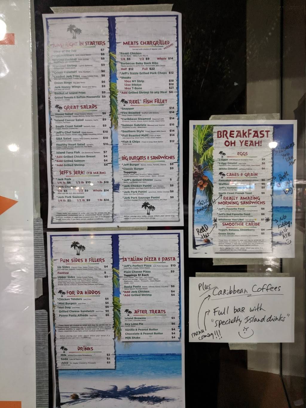 Jamaica Jeffs | restaurant | 61 Leonard St, Belmont, MA 02478, USA | 6174845333 OR +1 617-484-5333