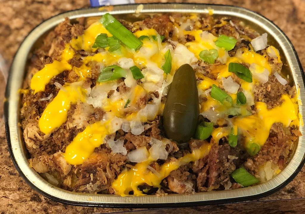 The Stuffed Baked Potato Factory | restaurant | 14708 Hiram Clarke Rd, Houston, TX 77053, USA | 2815012270 OR +1 281-501-2270