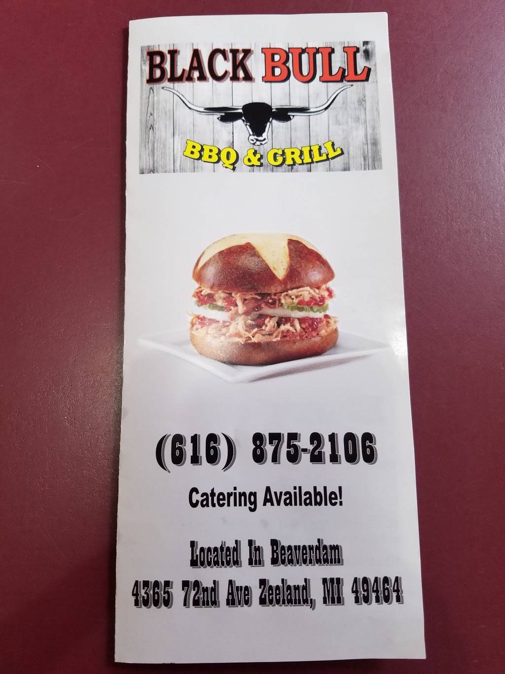 Black Bull BBQ & Grill | restaurant | 8391, 4365 72nd Ave, Zeeland, MI 49464, USA | 6168752106 OR +1 616-875-2106