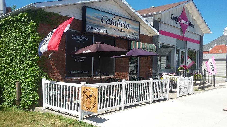 Calabria Coastal Bistro | restaurant | 123 County Rd 34, Cottam, ON N0R 1B0, Canada | 5198395611 OR +1 519-839-5611