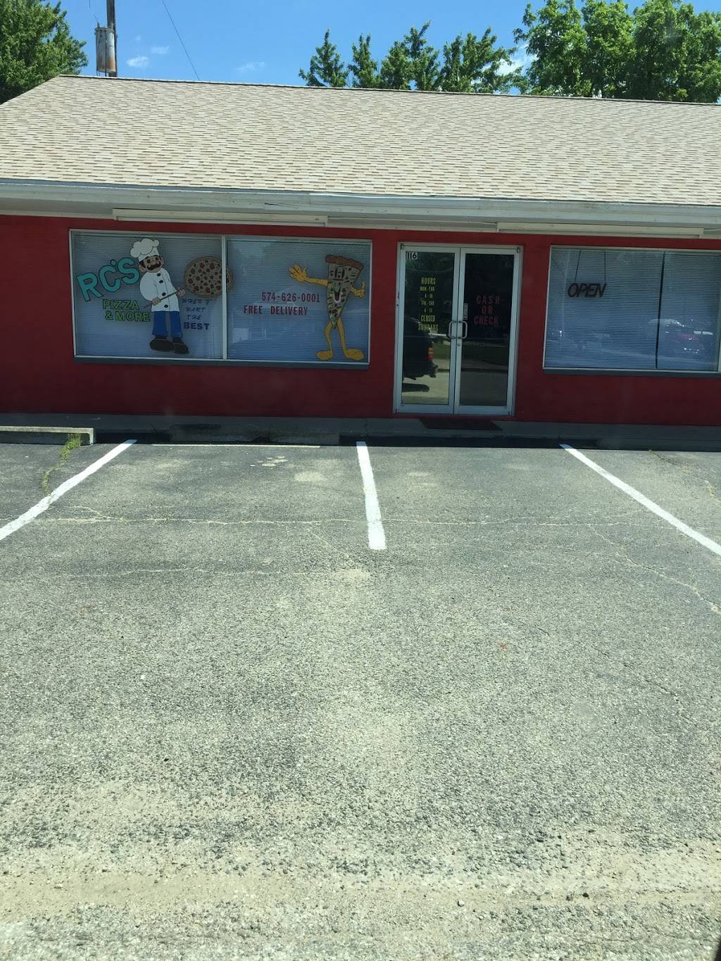 RC’s Pizza & More | restaurant | Walton, IN 46994, USA | 5746260001 OR +1 574-626-0001