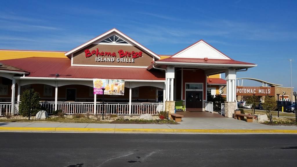 Bahama Breeze | meal takeaway | 2714 Potomac Mills Cir, Woodbridge, VA 22192, USA | 7034914736 OR +1 703-491-4736