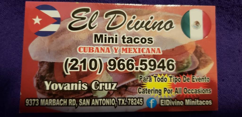 El Divino Taco truck | restaurant | 9371 Marbach Rd, San Antonio, TX 78245, USA | 2109665946 OR +1 210-966-5946