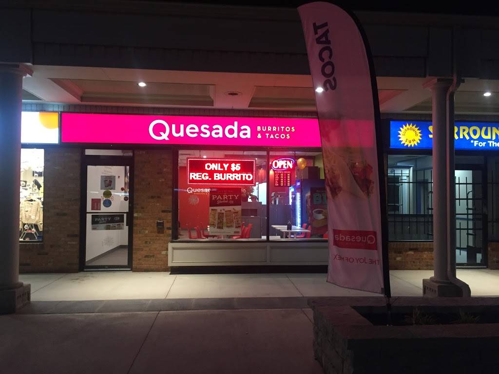 Quesada Burritos & Tacos | restaurant | 111 Fourth Ave #15, St. Catharines, ON L2S 3P4, Canada | 2893626111 OR +1 289-362-6111