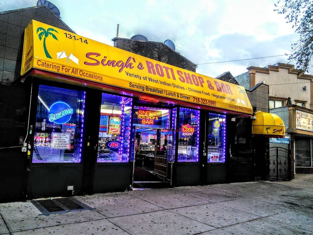 Singhs Roti Shop & Bar | restaurant | 13118 Liberty Ave, South Richmond Hill, NY 11419, USA | 7183235990 OR +1 718-323-5990