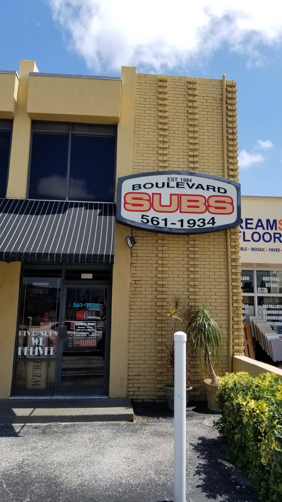 Boulevard Subs | meal takeaway | 1100 E Oakland Park Blvd, Oakland Park, FL 33334, USA | 9545611934 OR +1 954-561-1934