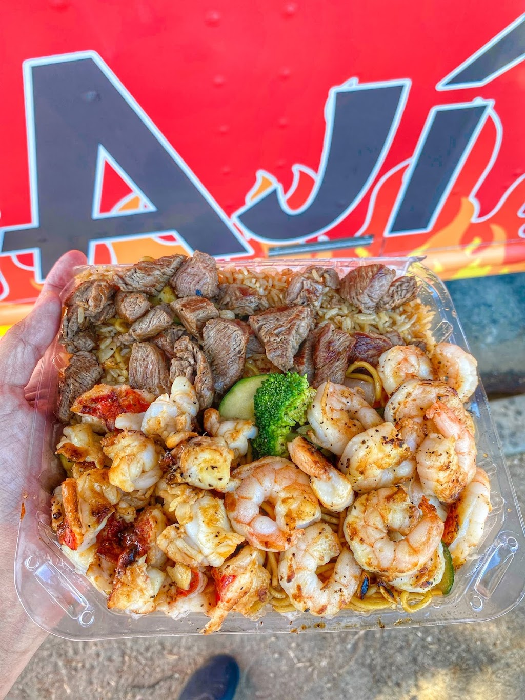 Aji teppanyaki Truck | restaurant | 13788 Foothill Blvd, Sylmar, CA 91342, USA | 8185156778 OR +1 818-515-6778