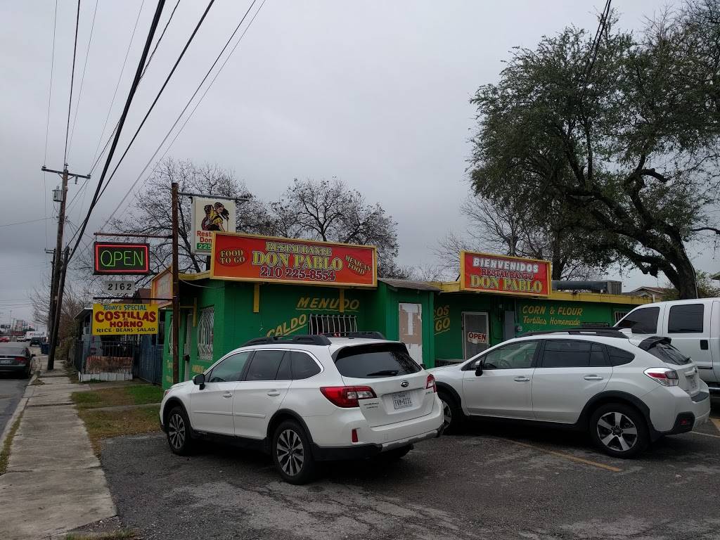 Restaurante Don Pablo | restaurant | 6936, 2162 S Laredo St, San Antonio, TX 78207, USA | 2102258554 OR +1 210-225-8554