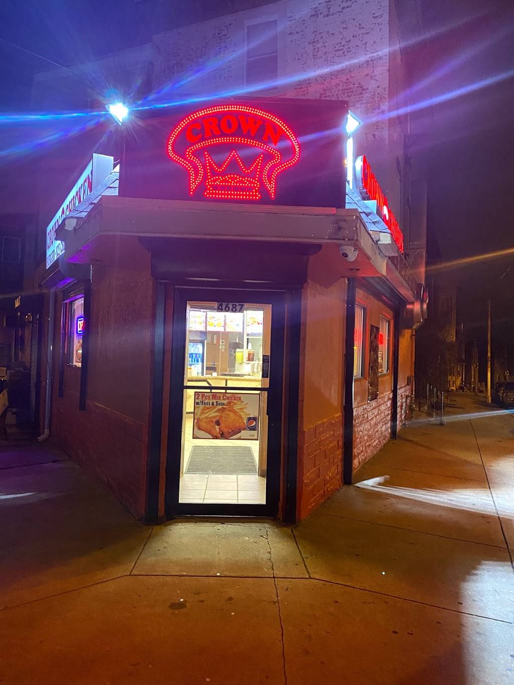 Crown Chicken | restaurant | 4687 Germantown Ave, Philadelphia, PA 19144, USA | 2158442727 OR +1 215-844-2727
