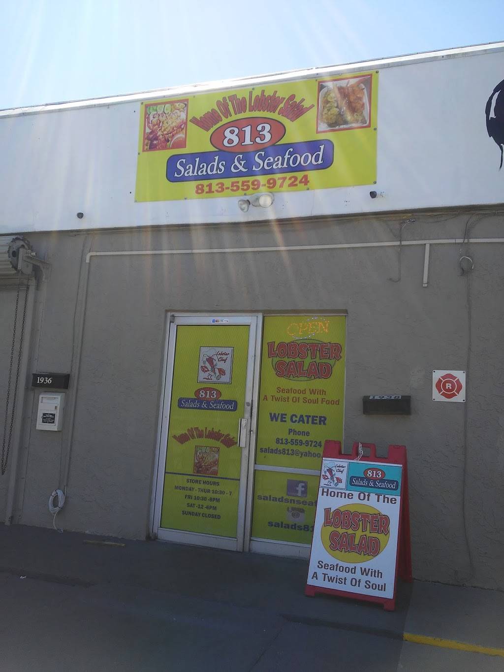 813 Salads & Seafood | restaurant | 1938 W Main St, Tampa, FL 33607, USA | 8135599724 OR +1 813-559-9724