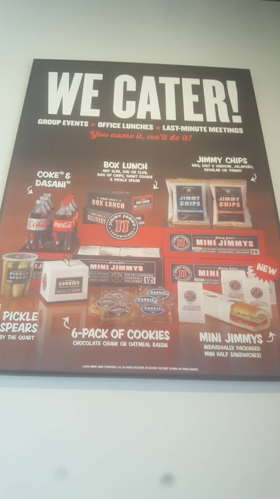 Jimmy Johns | meal delivery | 5826 W Olive Ave Suite B108, Glendale, AZ 85302, USA | 6232138477 OR +1 623-213-8477