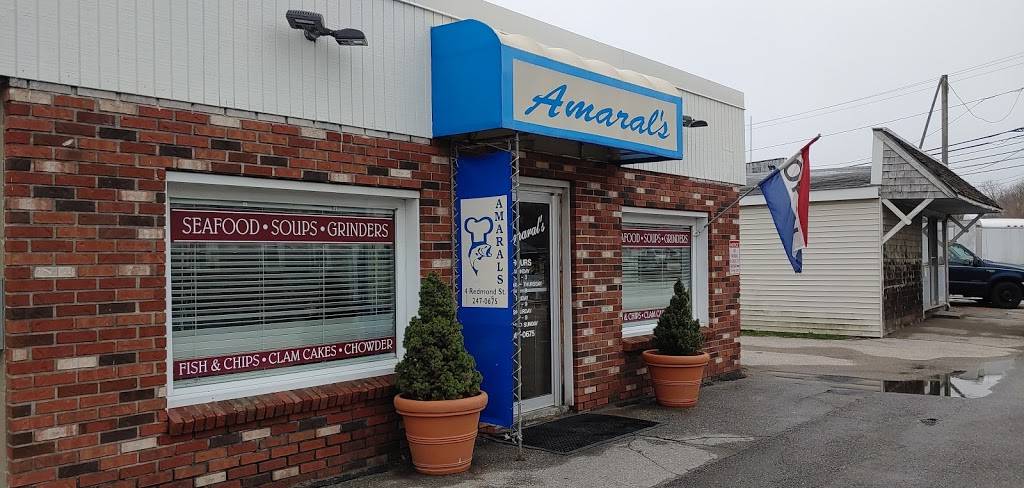 Amarals Fish & Chips | restaurant | 4 Redmond St, Warren, RI 02885, USA | 4012470675 OR +1 401-247-0675
