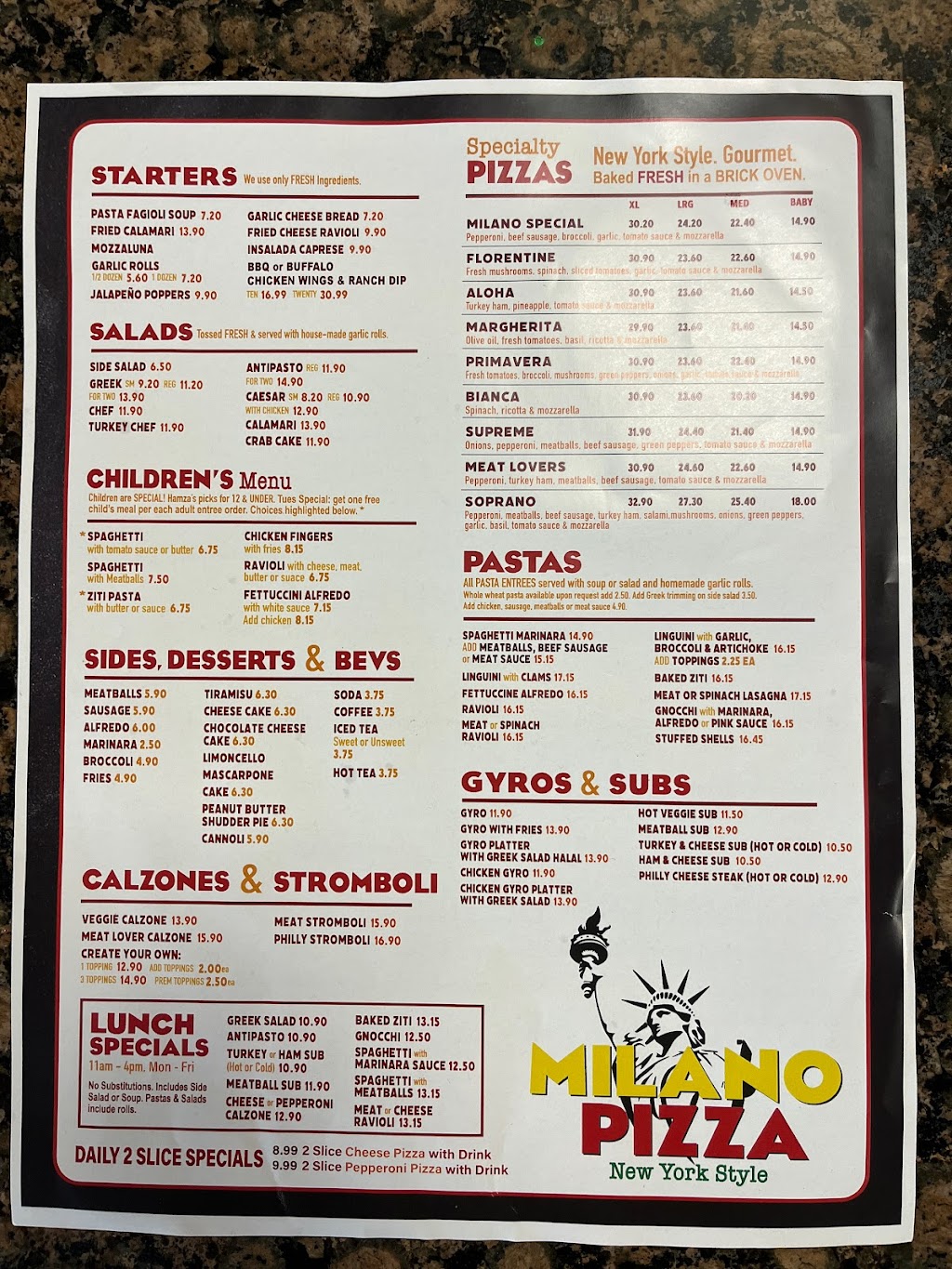Milano Pizza | restaurant | 1874 Thomasville Rd, Tallahassee, FL 32303, USA | 8503206772 OR +1 850-320-6772