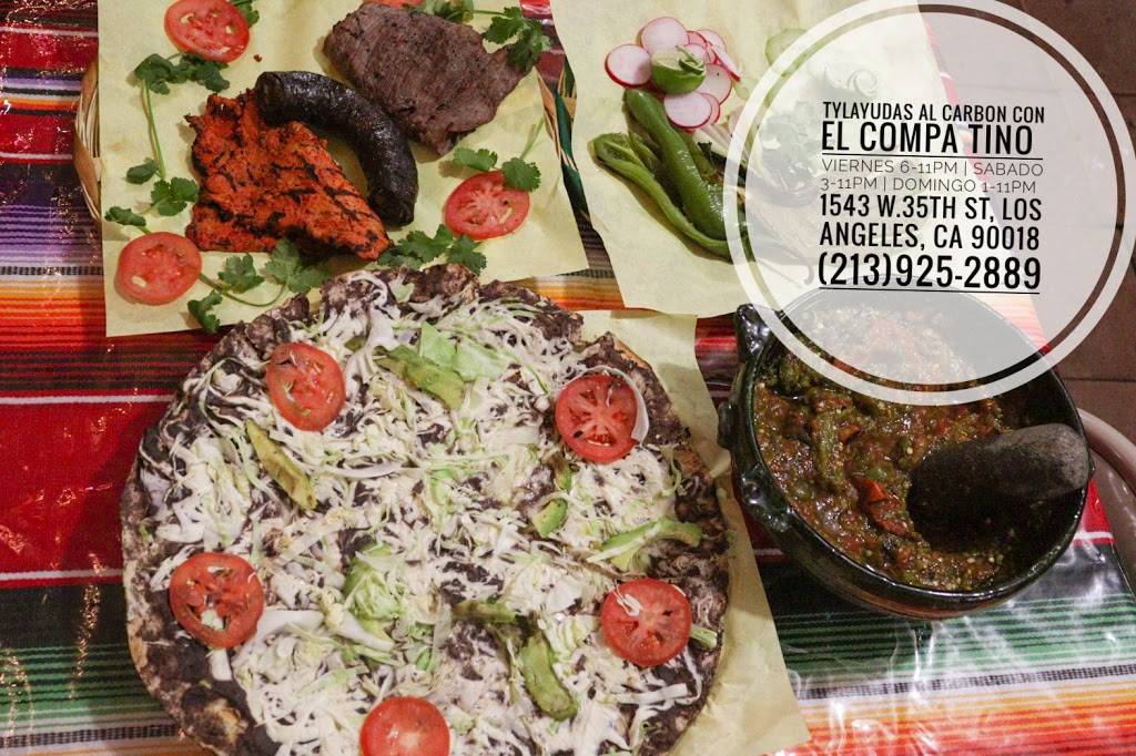 EL COMPA TINO | restaurant | 1543 W 35th St, Los Angeles, CA 90018, USA | 2139444034 OR +1 213-944-4034