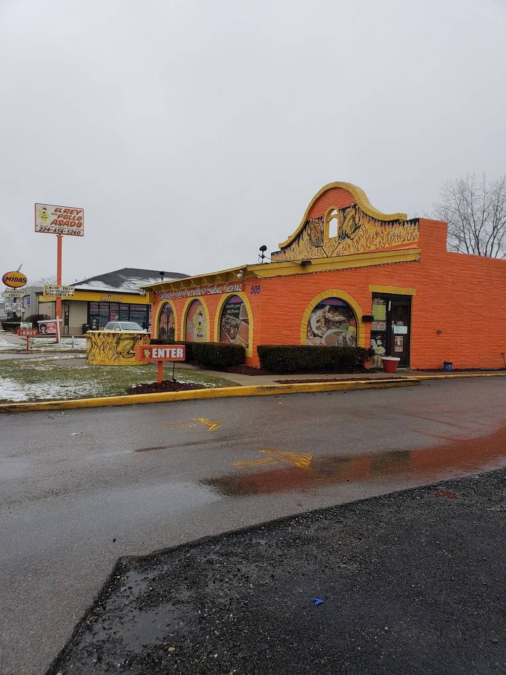 El Rey Del Pollo Asado | restaurant | 505 S Green Bay Rd, Waukegan, IL 60085, USA | 2246565260 OR +1 224-656-5260