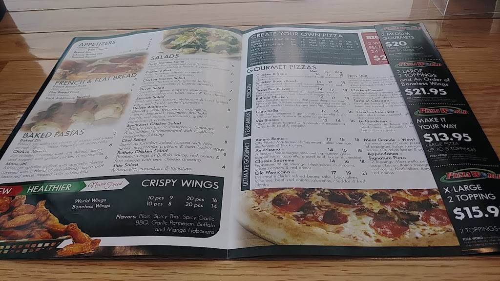 Pizza World Farmville | restaurant | 237 Sunchase Blvd, Farmville, VA 23901, USA | 4343911000 OR +1 434-391-1000