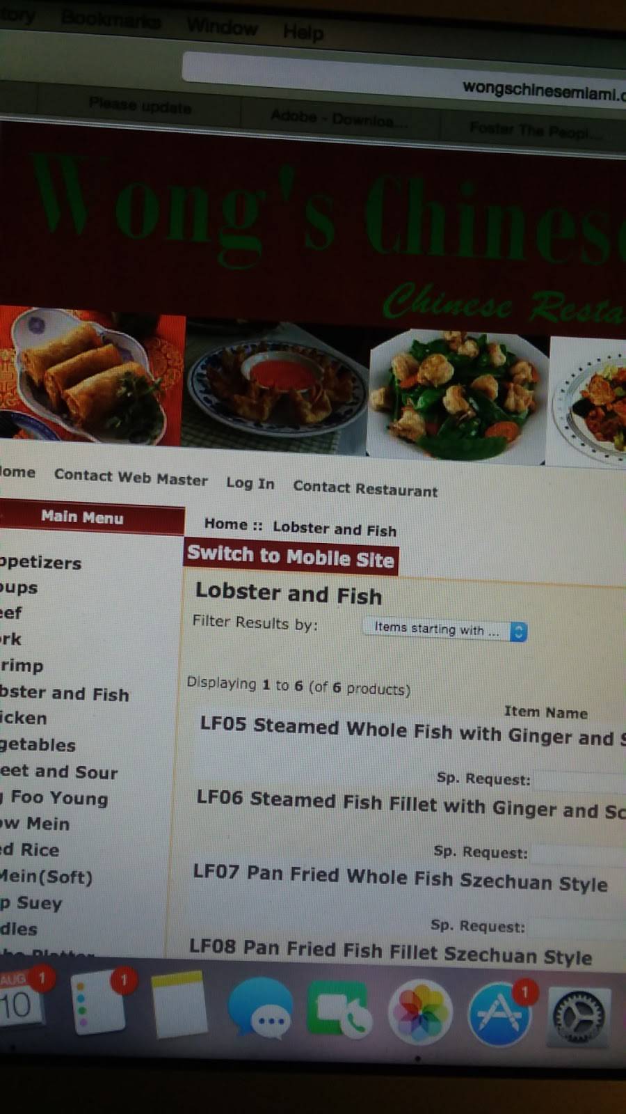 Wongs Chinese | restaurant | 2521, 12420 Biscayne Blvd, North Miami, FL 33181, USA | 3058914313 OR +1 305-891-4313